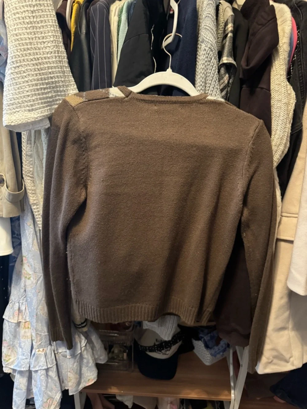 Love Tree Brown Knit Crewneck Sweater - Picture 2 of 3